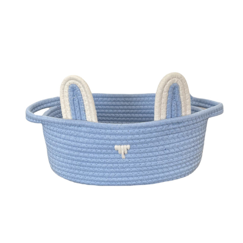 Ladies decorative storage basket with bunny ear design Bowlift