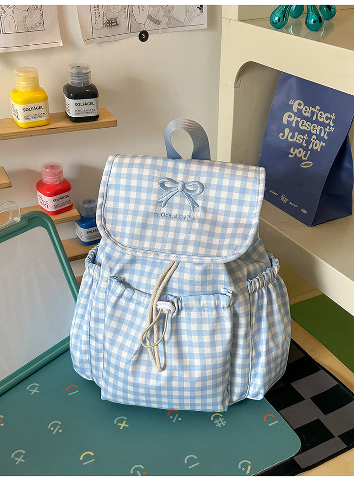 Trendy Drawstring Casual Backpack Bowlift