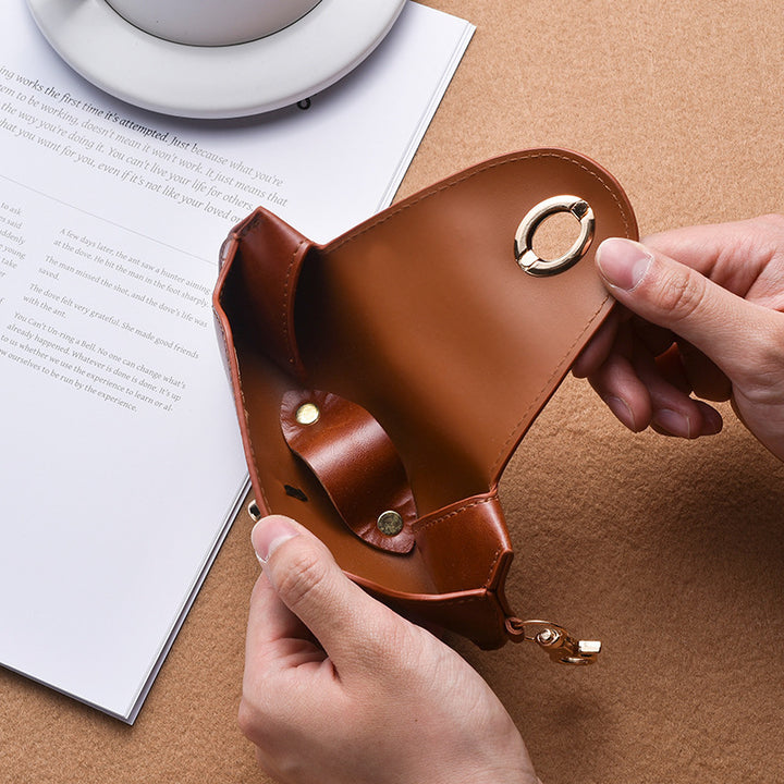 Elegant Leather Sunglasses Case Bowlift