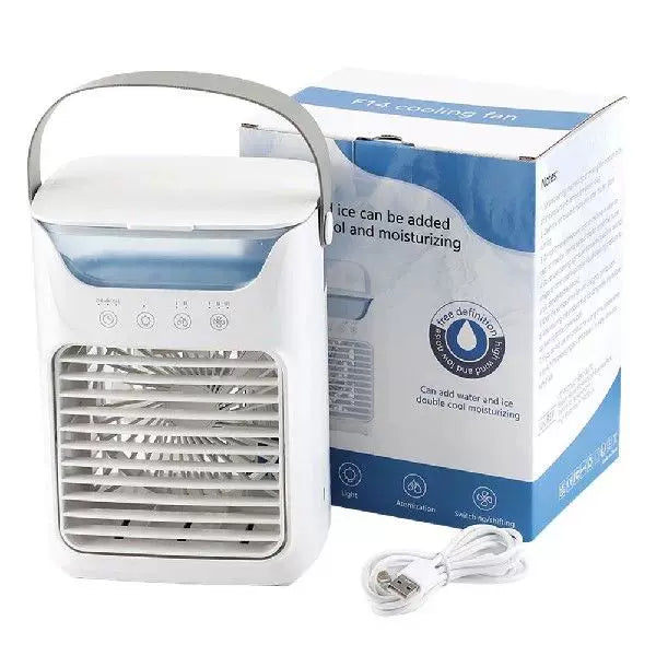 Unisex One Size compact portable evaporative micro air cooler with removable ice container more speeds whisper-quiet fan and adjustable directional louvers Bowlift