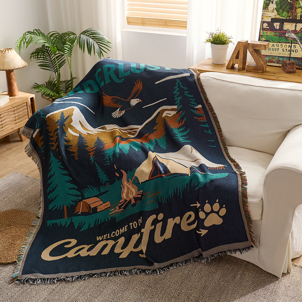 Festive Holiday Throw Blanket