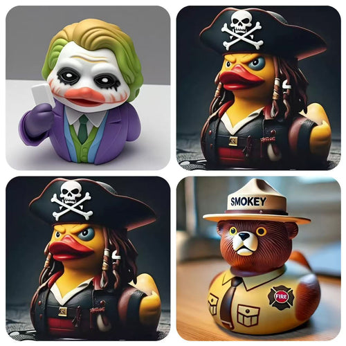 Pirate Rubber Duck Figure Bowlift