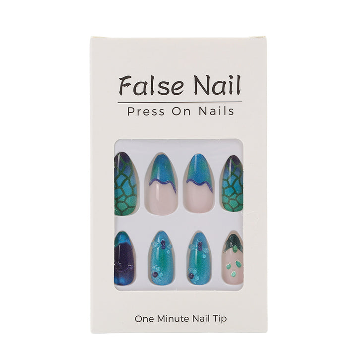Mermaid Style Artificial Nails Bowlift