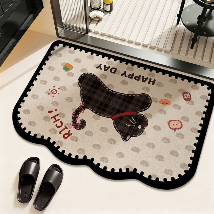 Cat-Themed Welcome Mat