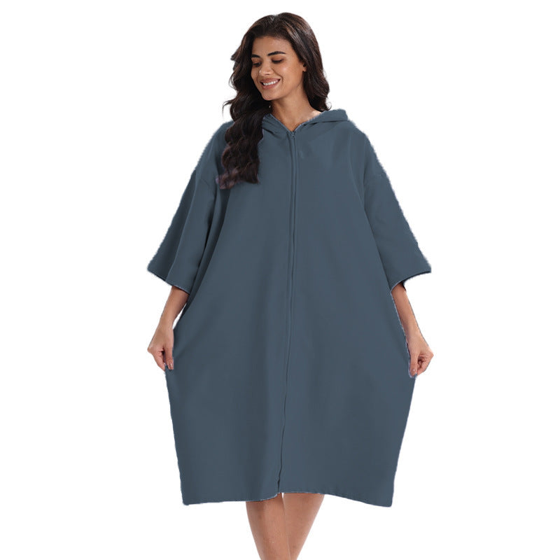 Practical and comfortable bathrobe poncho Bowlift