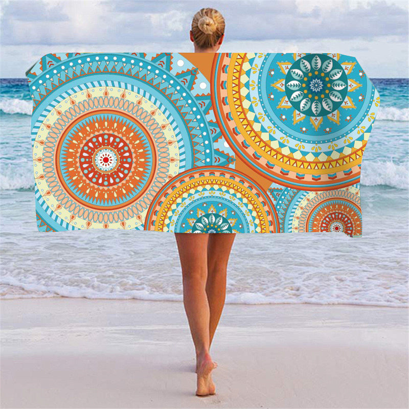Beach towel with creative dollar design Bowlift