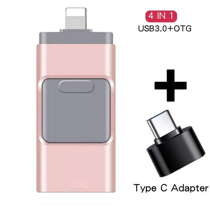 Versatile Dual-Connector USB Flash Drive Bowlift