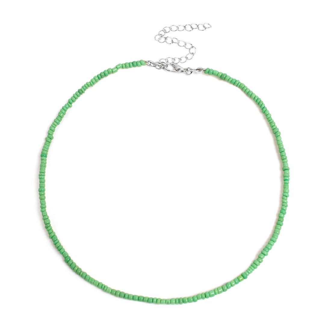 Colorful Beaded Choker Necklace Bowlift