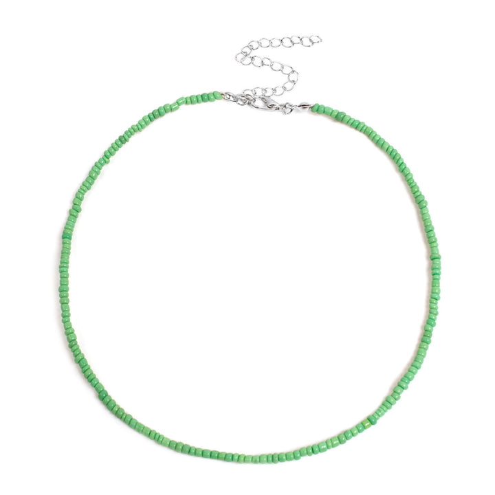 Colorful Beaded Choker Necklace Bowlift