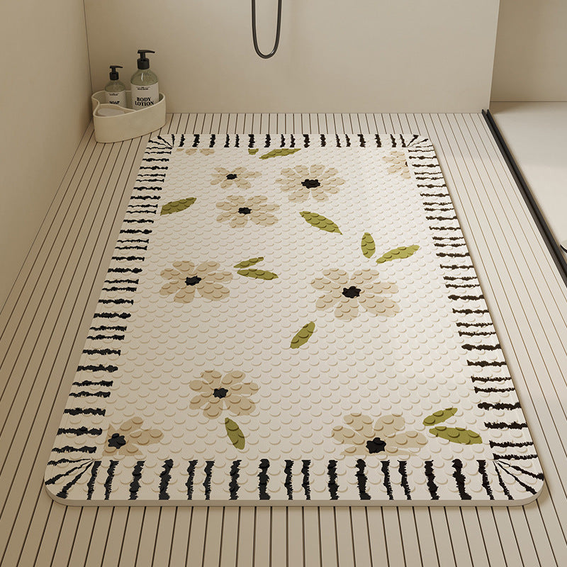 Stylish Textured Bath Mat Bowlift
