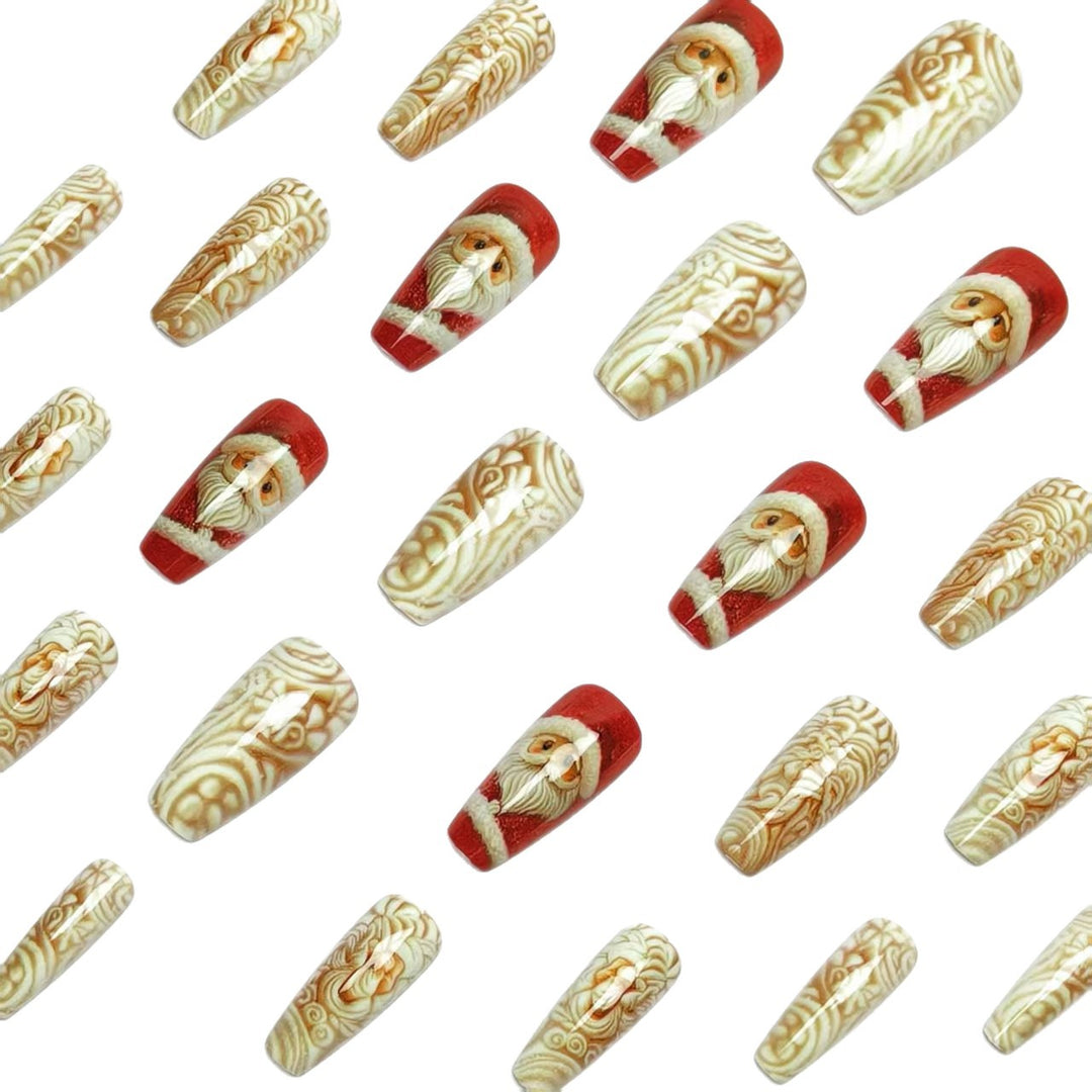 3D Decorative Holiday Nail Art Bowlift