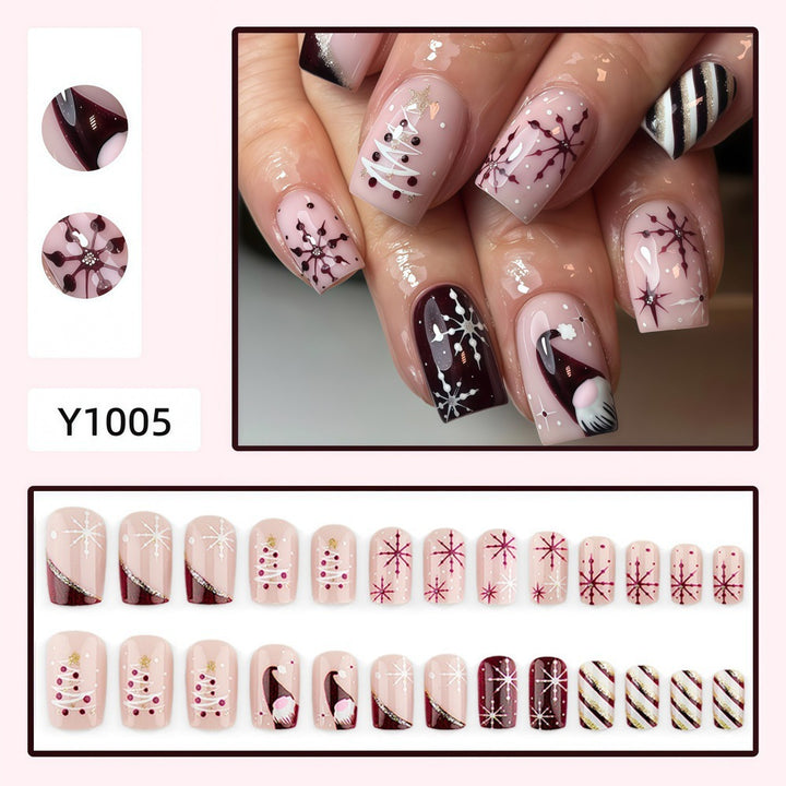 Artificial Nails in Modern Tribal Design Bowlift