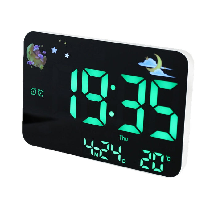 Digital alarm clock with projection and temperature display Bowlift