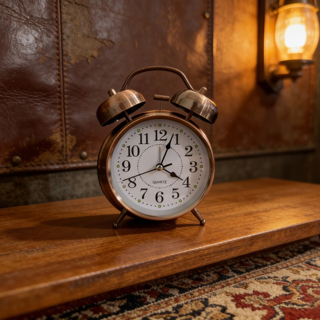 Classic Alarm Clock In Elegant Retro Design Bowlift