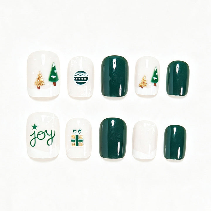 Festive Holiday Nail Art Design Bowlift