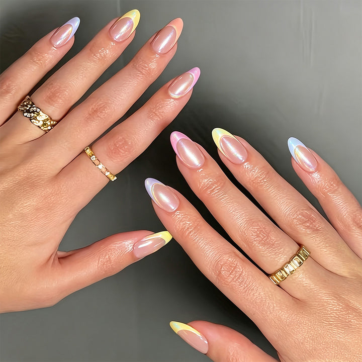Gradient Effect Press-On Nail Tips Bowlift
