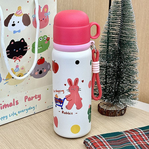 Women's insulated bottle with cheerful polka dot pattern Bowlift