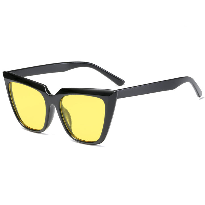 Women Geometric Oversized Sunglasses Bowlift