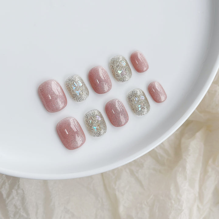 Elegant Gel Press-On Nail Set