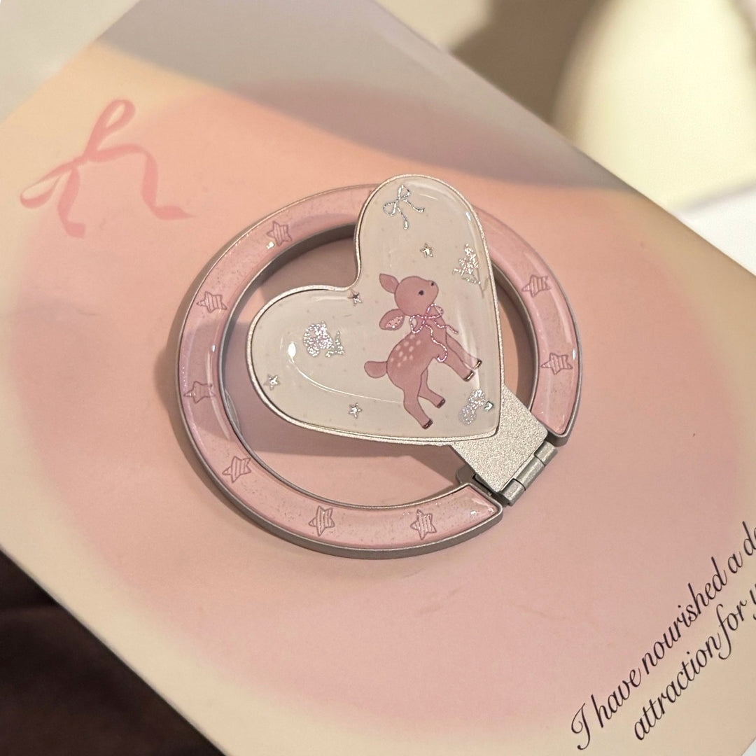 Hand mirror in heart-shaped design Bowlift