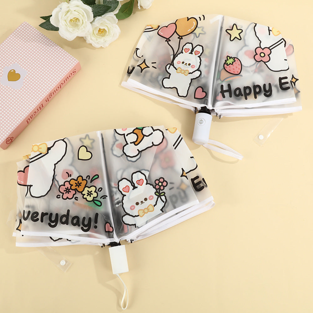 Women folding umbrella with cute animal design Bowlift