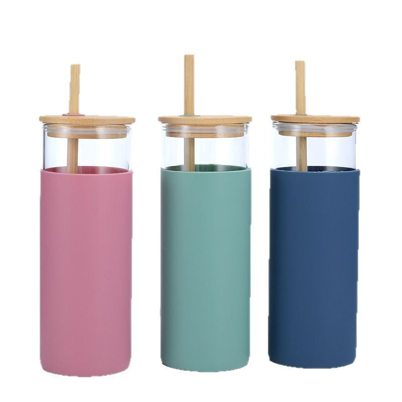Ladies stylish drinking cup with bamboo lid Bowlift