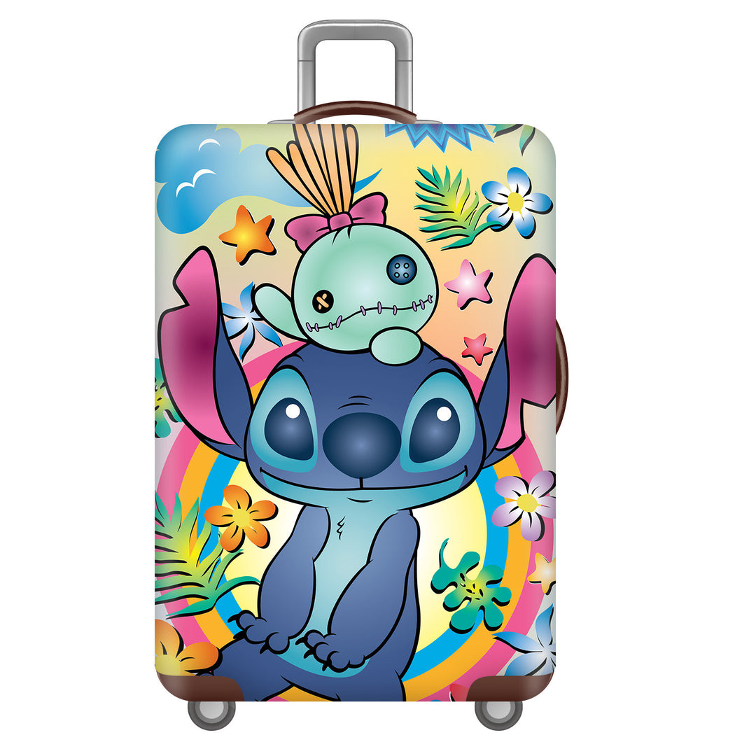 Unisex children's suitcase with reinforced hard shell, telescopic handle and Kuromi motif Bowlift