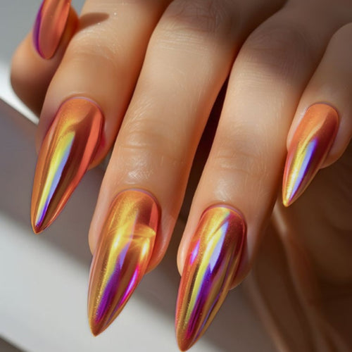 Premium Glossy Gel Press-On Nails Bowlift
