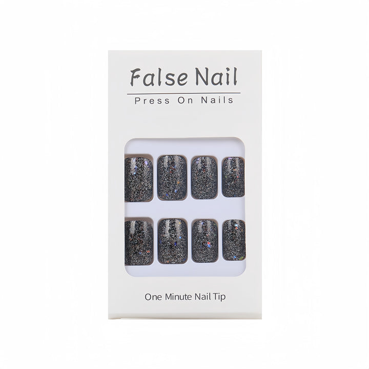 Shiny artificial nails with sparkling glitter Bowlift