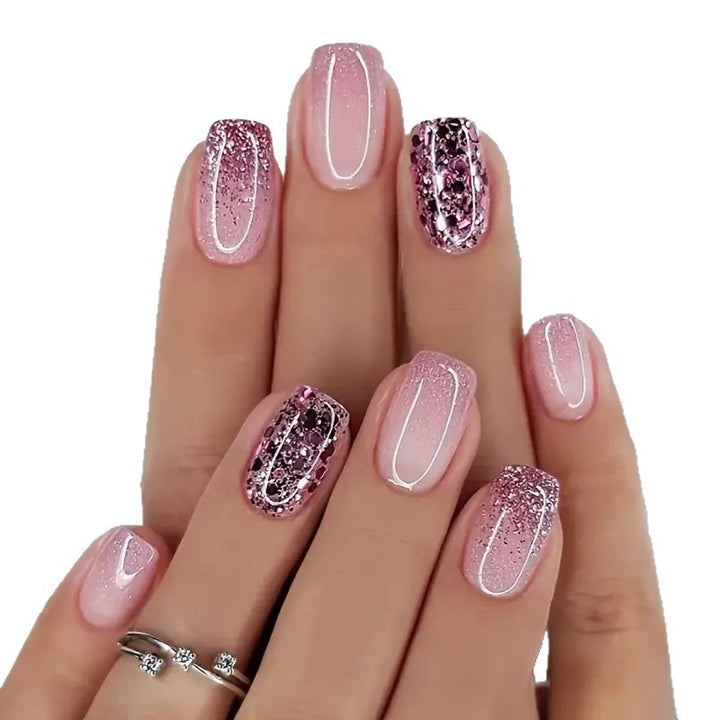 Elegant Ombre Nail Extensions Bowlift