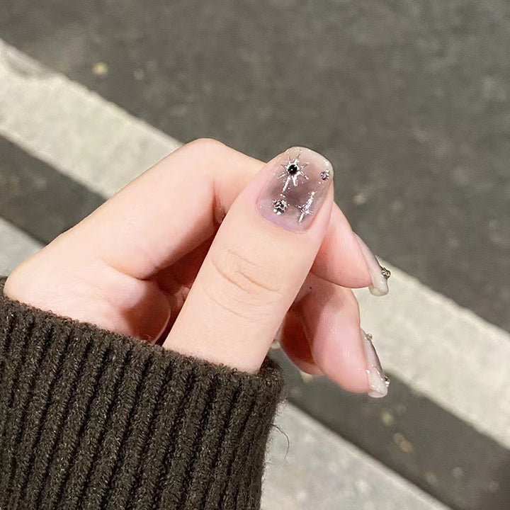 Elegant Glitter Nails Bowlift