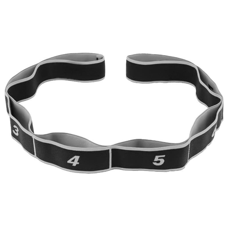 Numbered Multi-Loop Resistance Hip and Glute Training Band Bowlift