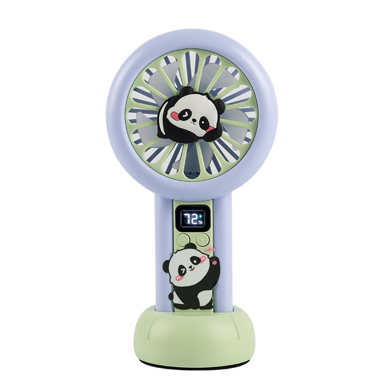 Women portable mini fan with cute panda design Bowlift