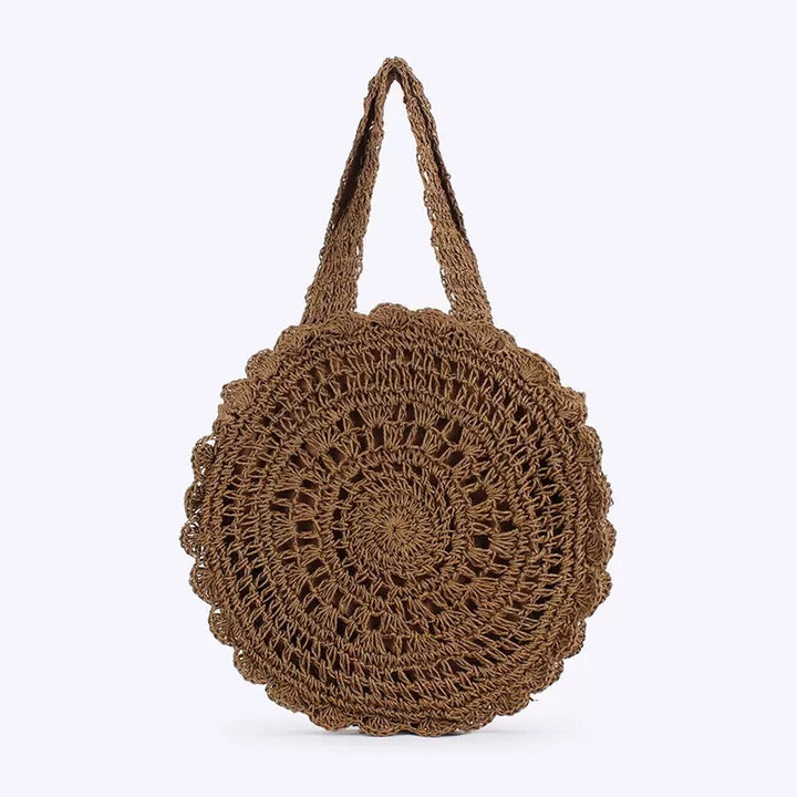 Round crocheted tote bag Bowlift
