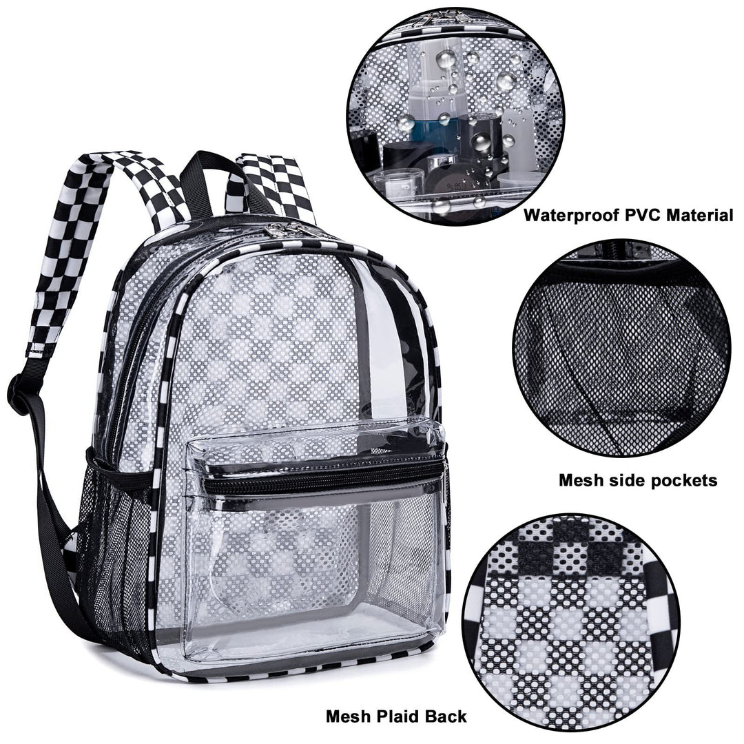 Unisex Transparent School Backpack Bowlift
