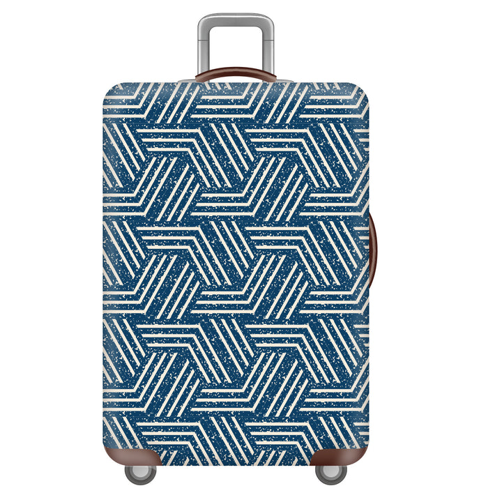 Unisex non-elastic suitcase cover with tropical leaf pattern, stretch protective cover for hard shell and soft case Bowlift