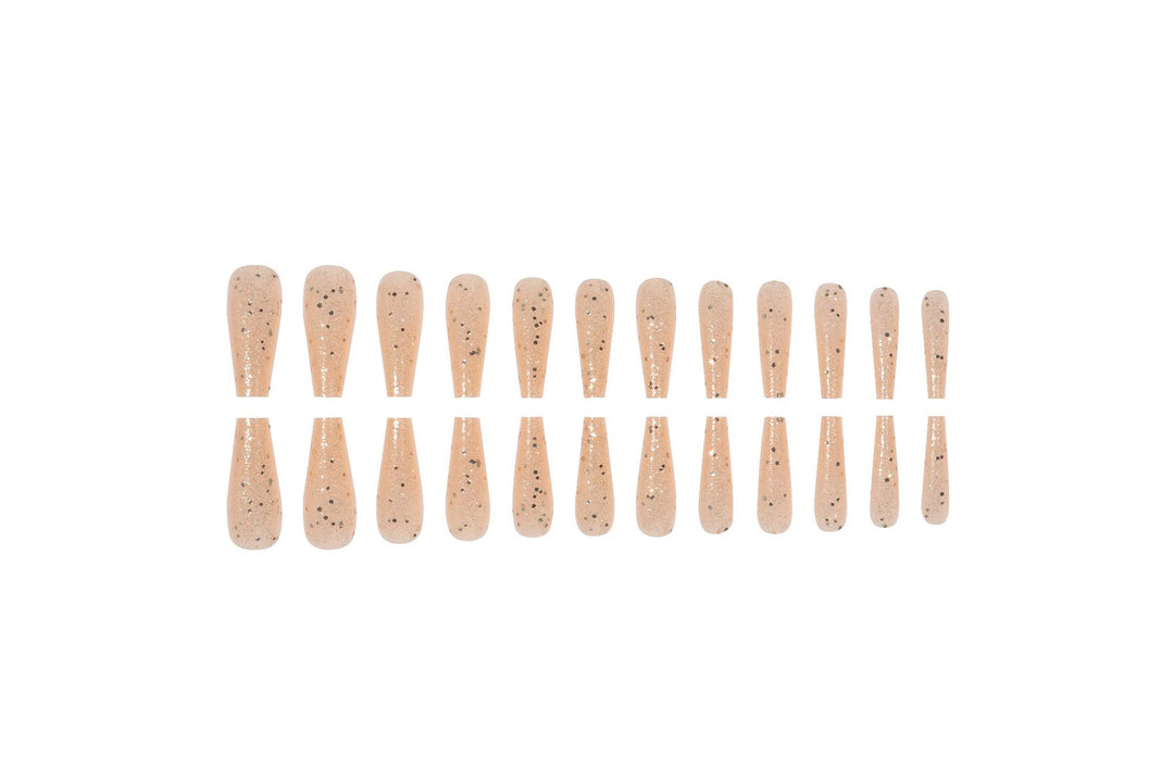 Glittering Long Stiletto Nail Extensions Bowlift