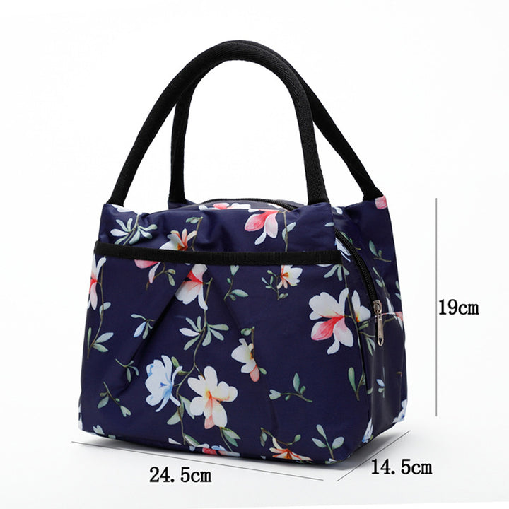 Floral Insulated Lunch Cooler Bag Bowlift