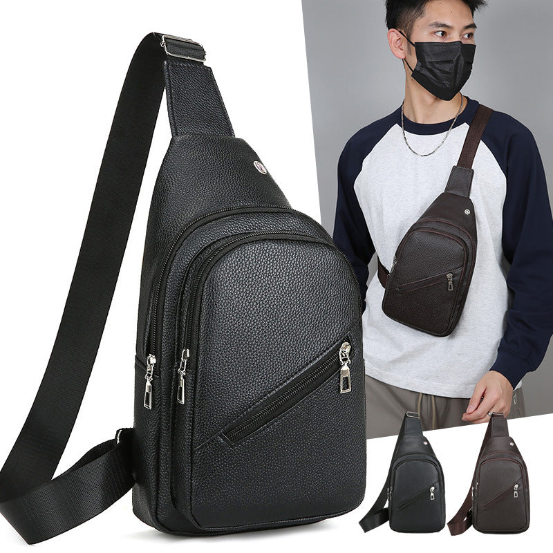 Premium Leather Sling Backpack Bowlift