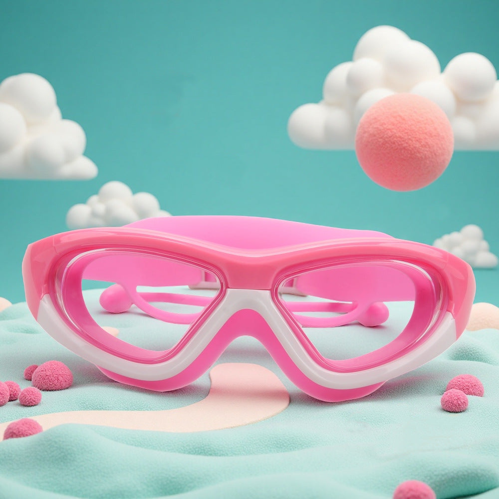 Swimming mask with wide field of vision Bowlift