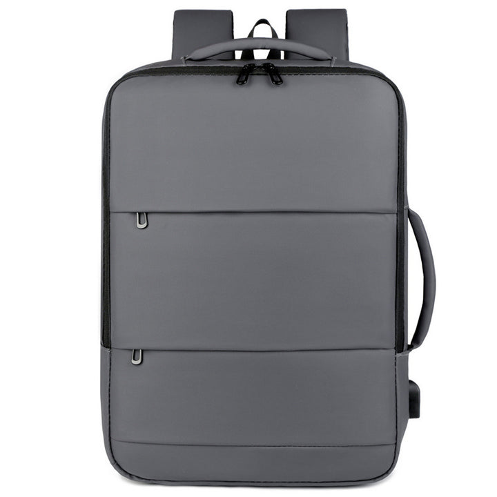More modern laptop backpack with practical USB connection and innovative compartment system Bowlift