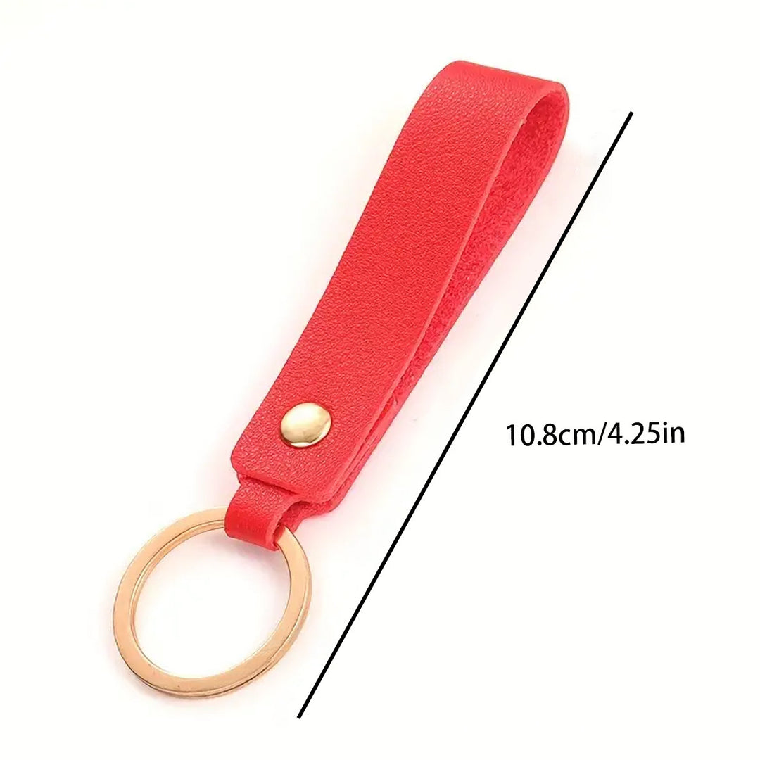 Unisex keychain made of high-quality artificial leather with stylish design Bowlift