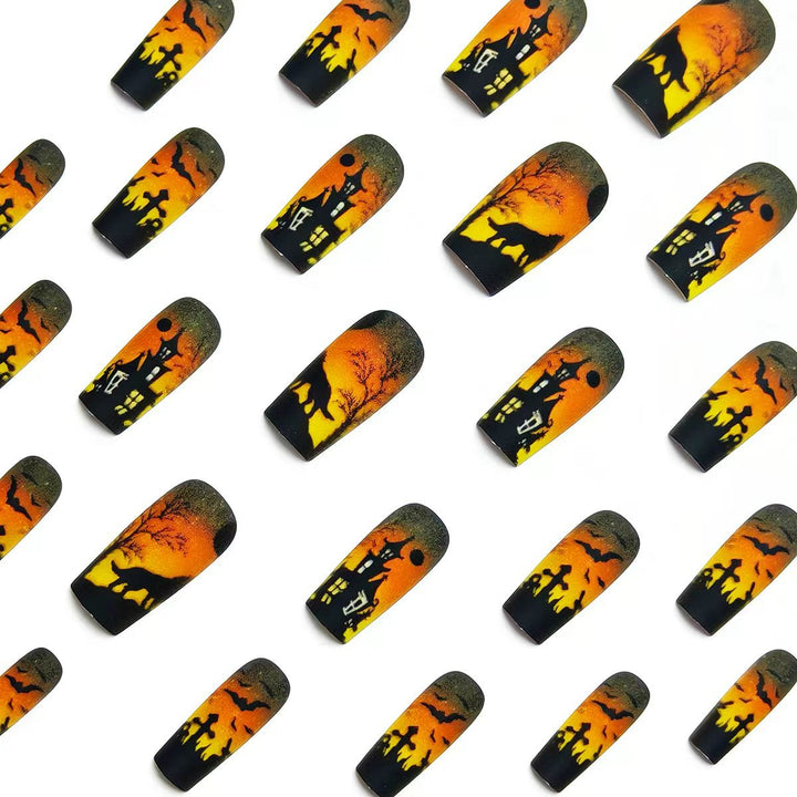 Creative Halloween Nail Design Bowlift