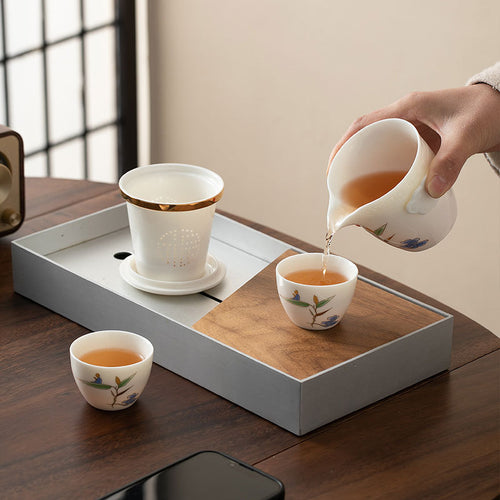 Elegant Portable Tea Set