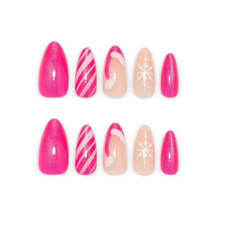 Nail art set with Creative Winter Design Bowlift