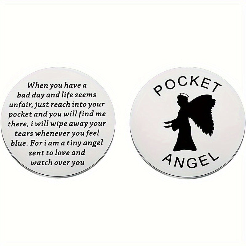 Engraved Pocket Hug Memorial Keepsake Coin