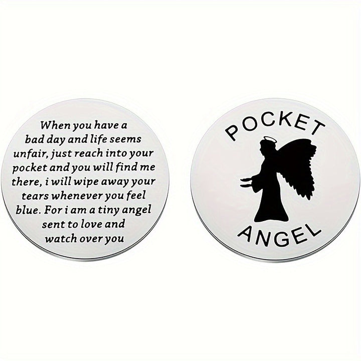 Engraved Pocket Hug Memorial Keepsake Coin