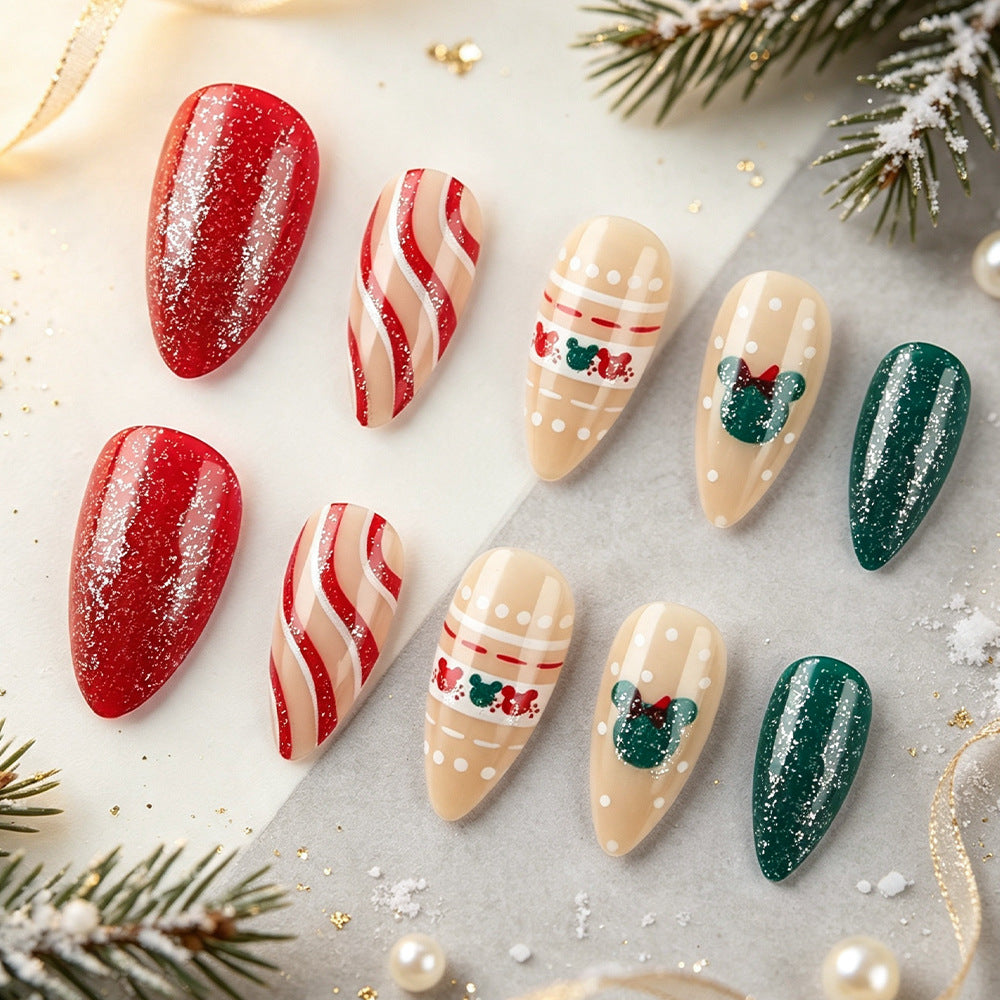 Festive Holiday Nail Art Set Bowlift 1787542570