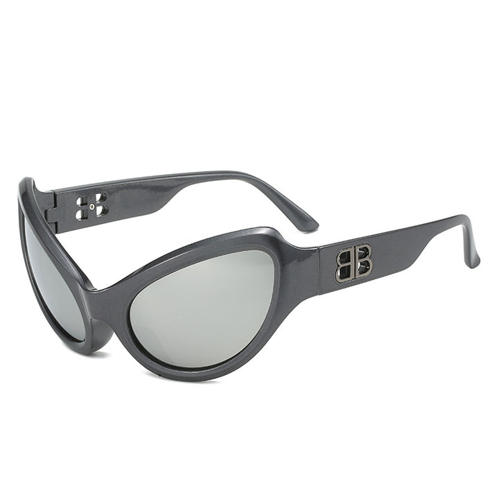 Ladies elegant Cat-Eye sunglasses with high-quality UV protection lenses Bowlift