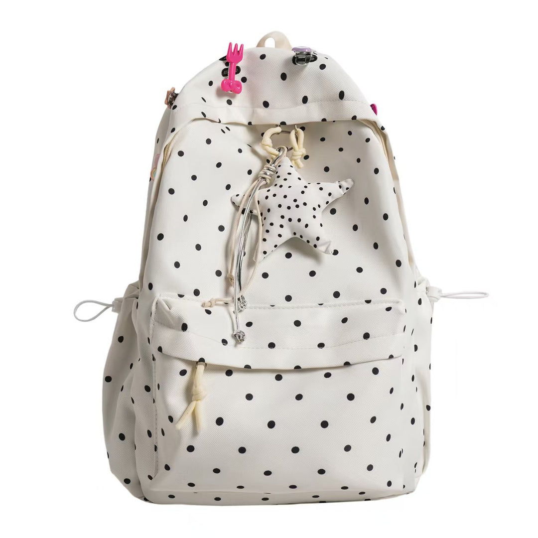 Playful Polka Dot Backpack Bowlift
